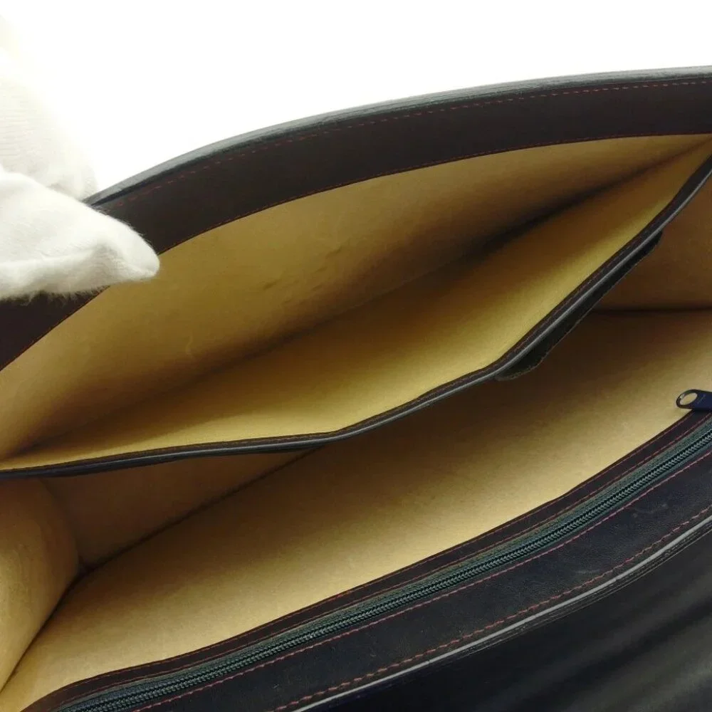 Kitamura Business bag Navy black Women Authentic secondhand